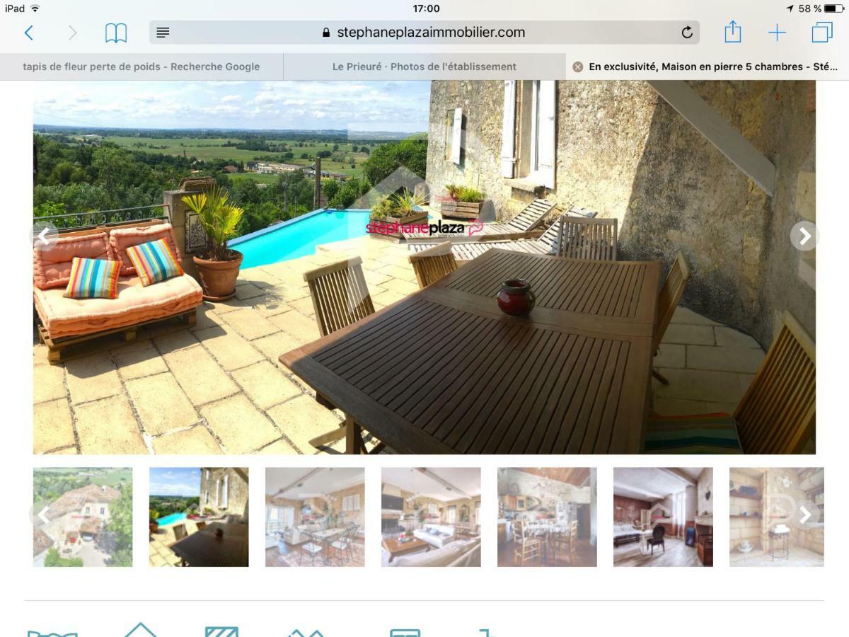 Le Prieure Saint-Pey-de-Castets Exterior foto
